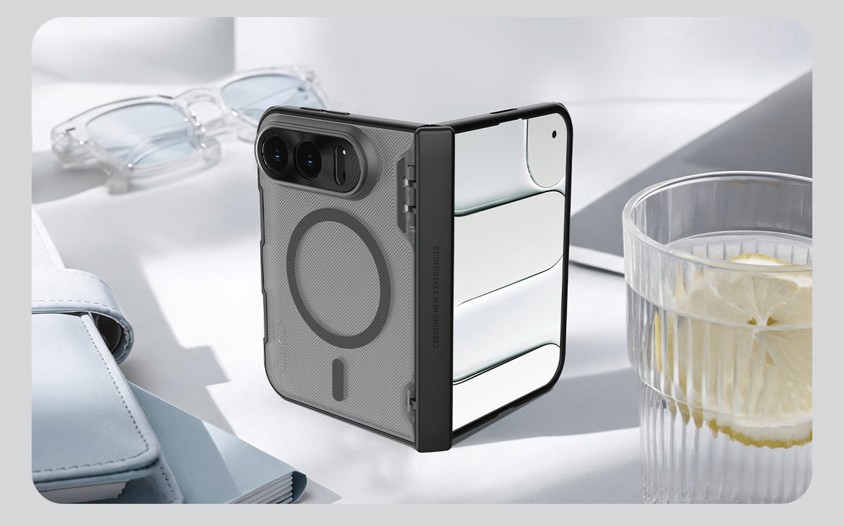 Nillkin Super Frosted Shield Fold Magnetic Case for iPhone Duo – image 1