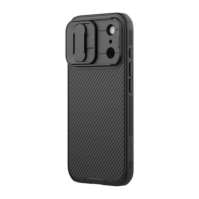 Nillkin CamShield Pro Case for iPhone 17 Pro Max, Classical Black, camera cover
