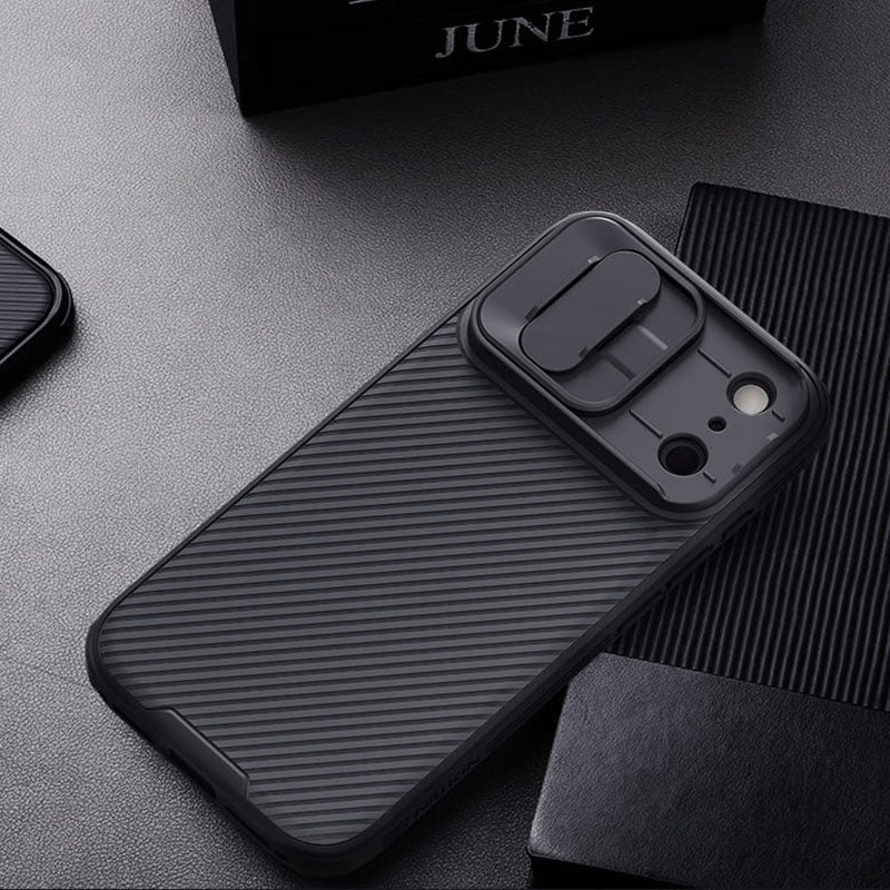 Nillkin CamShield Pro stripe texture feature graphic