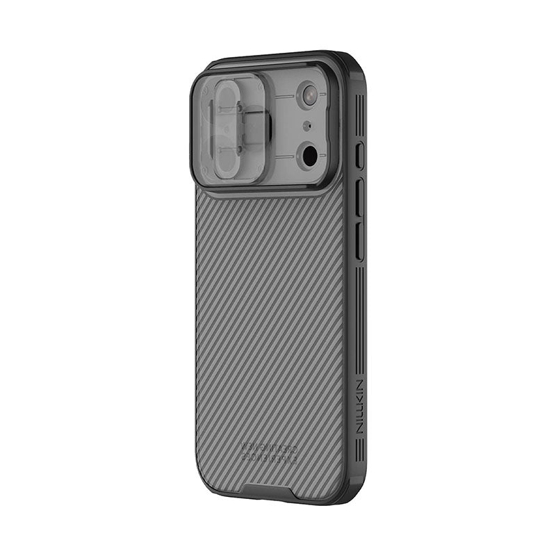 Nillkin CamShield Pro Case for iPhone 17 Pro, Translucent Black, rear view