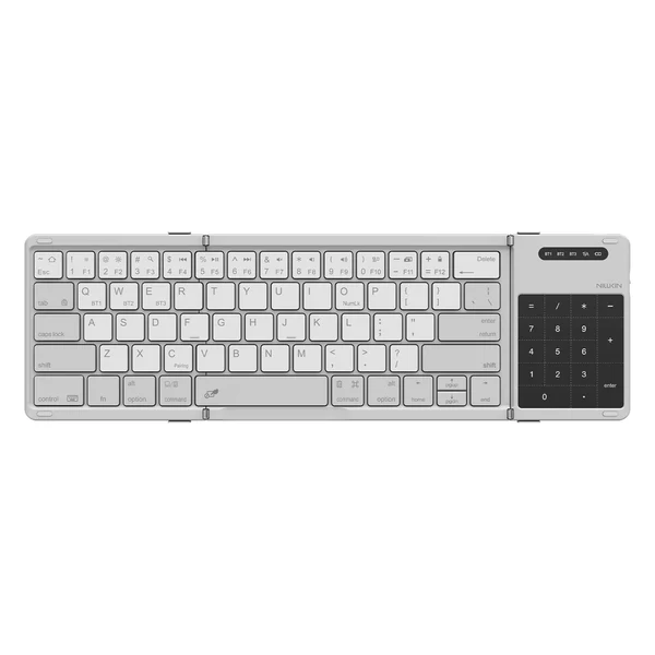 Nillkin Cube Pocket foldable Bluetooth keyboard with touchpad in Dusk Grey