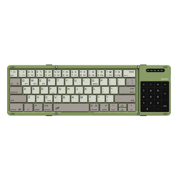 Nillkin Cube Pocket foldable Bluetooth keyboard with touchpad in Tundra Green