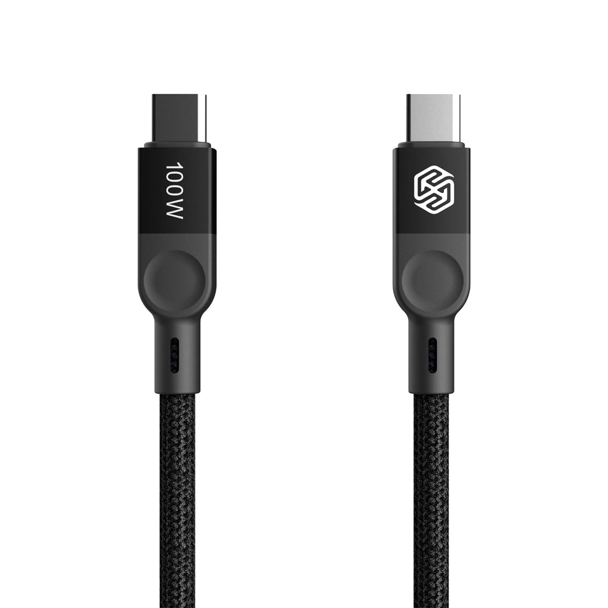 Nillkin MagCharge 100W USB-C to USB-C magnetic self-winding cable – Black