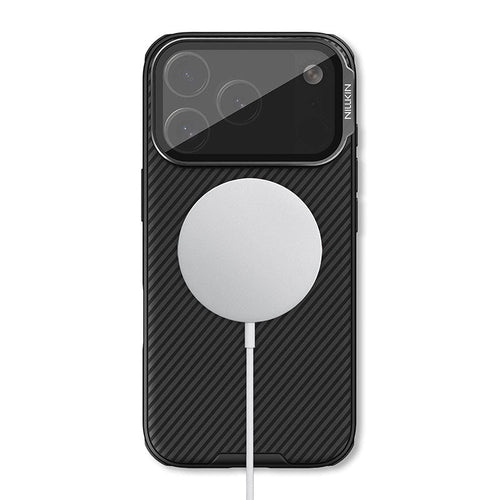 Nillkin MagSafe Compatible CamShield CamProp Case with Tinted Clear Camera Cover for iPhone 17 Pro Max, Classical Black