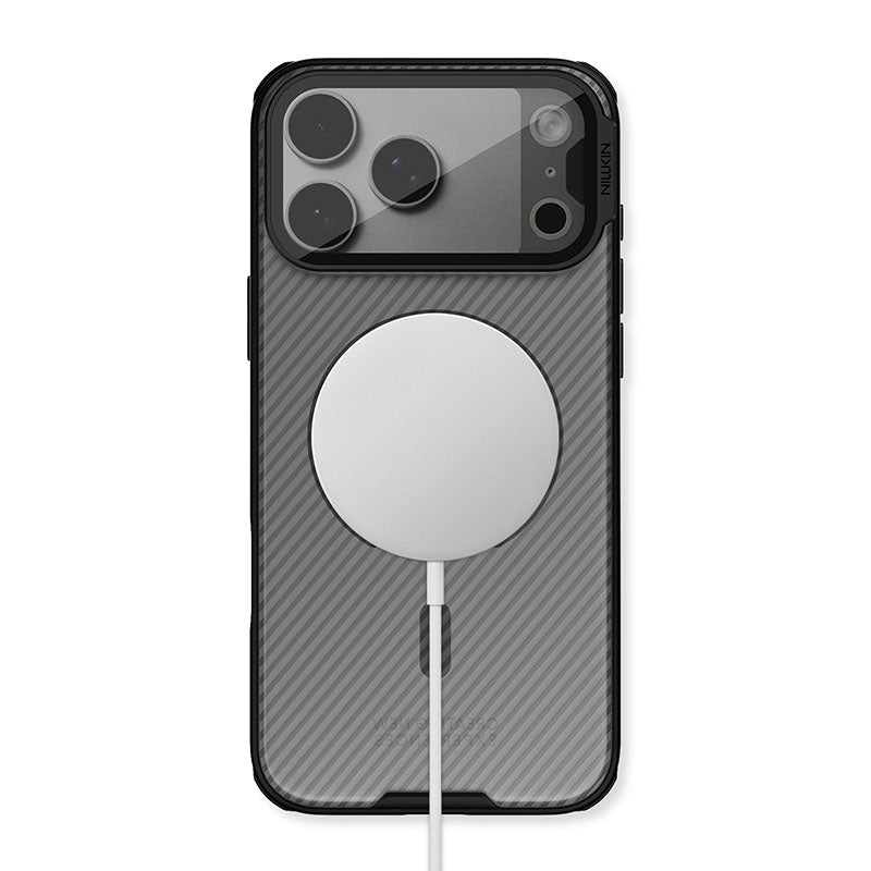 Nillkin CamShield CamProp MagSafe-compatible case, iPhone 18 Pro Max, Transparent Black