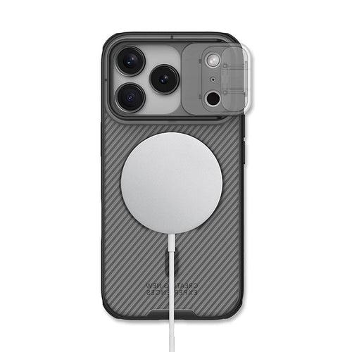 Nillkin CamShield Pro MagSafe case for iPhone 17 Pro, Translucent Black