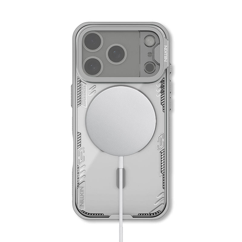 Nillkin Iceblade CamProp MagSafe-compatible case, iPhone 17 Pro, Gray
