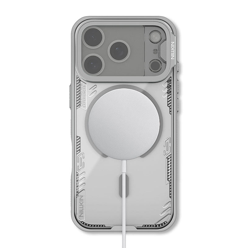 Nillkin Iceblade CamProp MagSafe-compatible case, iPhone 17 Pro Max, Gray