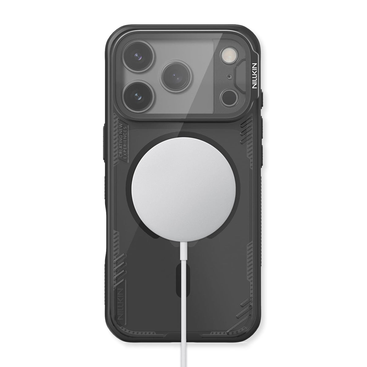 Nillkin MagSafe Compatible Iceblade CamProp Case with Transparent Camera Cover for iPhone 18 Pro Max, Midnight Black