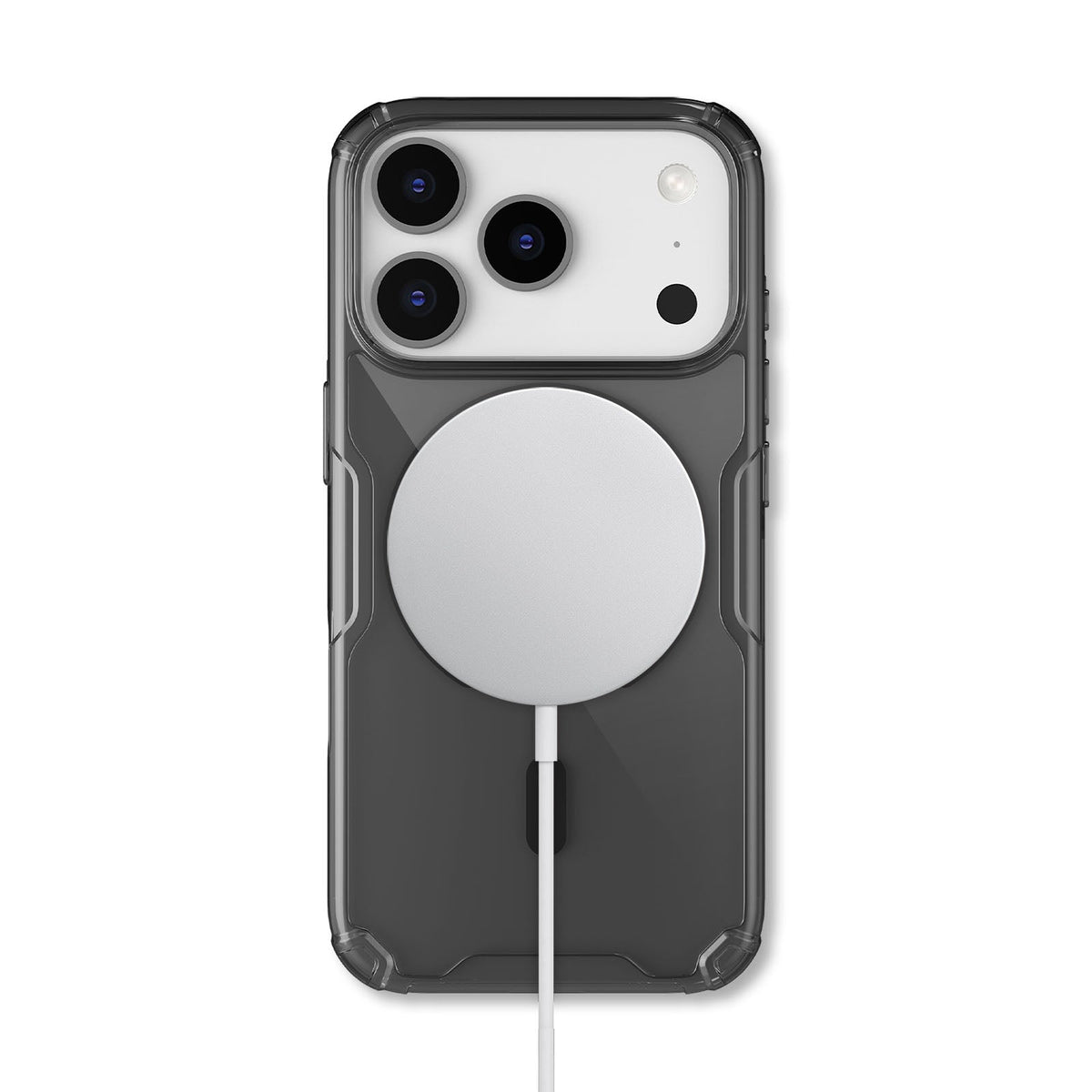 Nillkin Nature TPU Pro MagSafe-compatible case, iPhone 17 Pro, Transparent Black