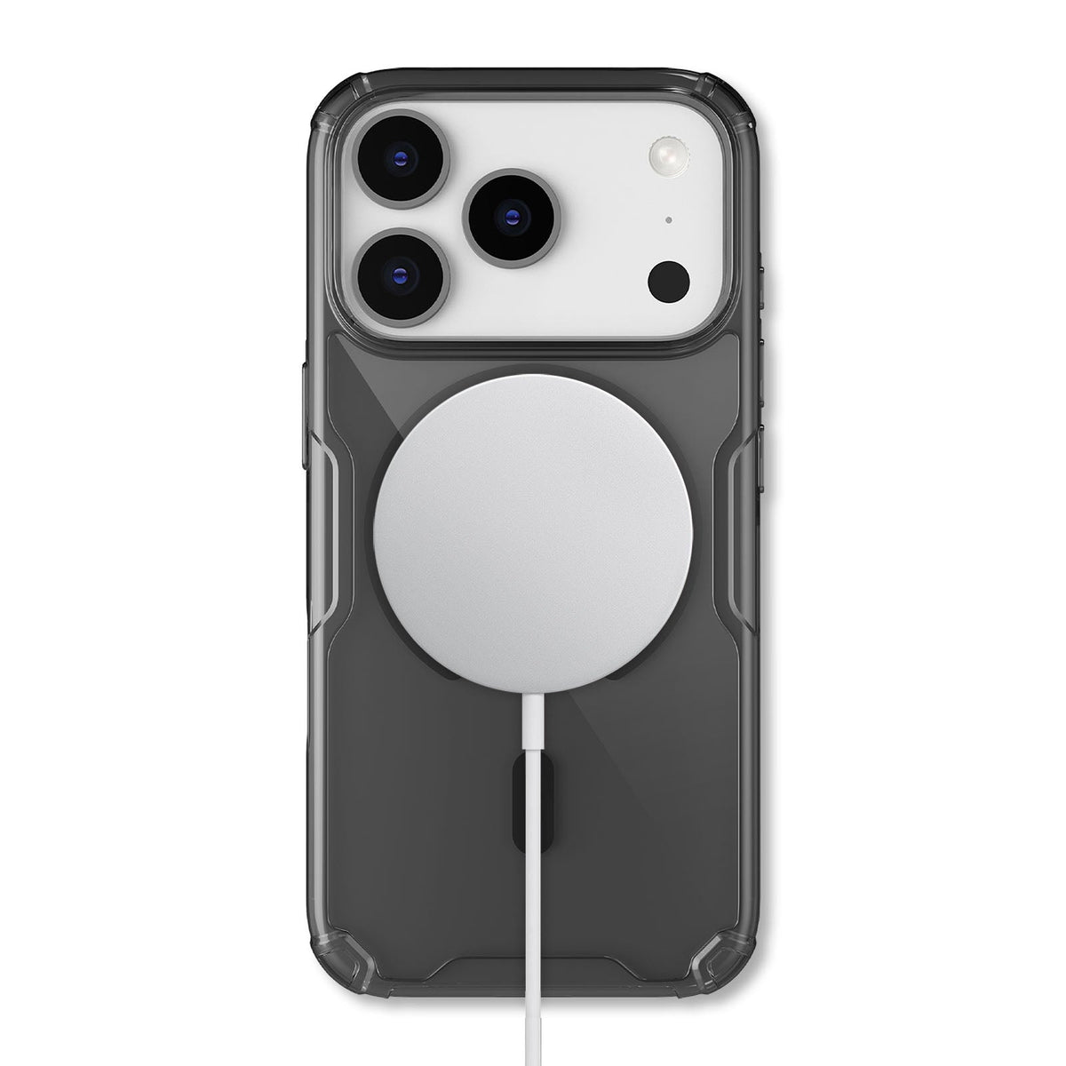 Nillkin Nature TPU Pro MagSafe-compatible case, iPhone 17 Pro Max, Transparent Black