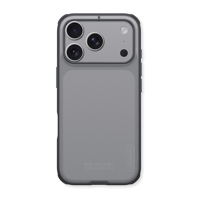 Nillkin Super Frosted Shield Pro case, iPhone 18 Pro, Transparent Black