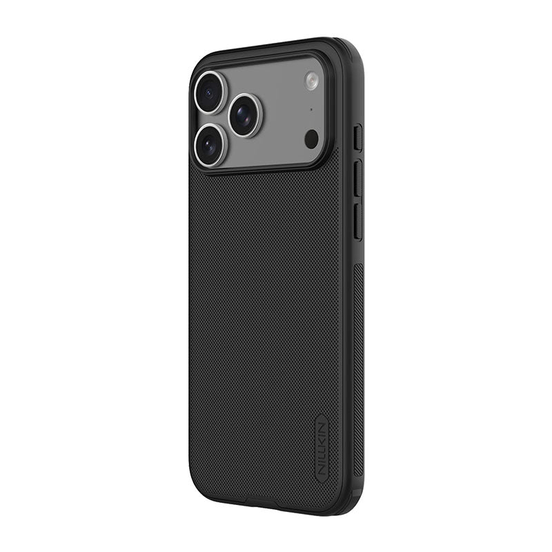 Nillkin Super Frosted Shield Pro Case for iPhone 18 Pro Max, Matte Black, side view