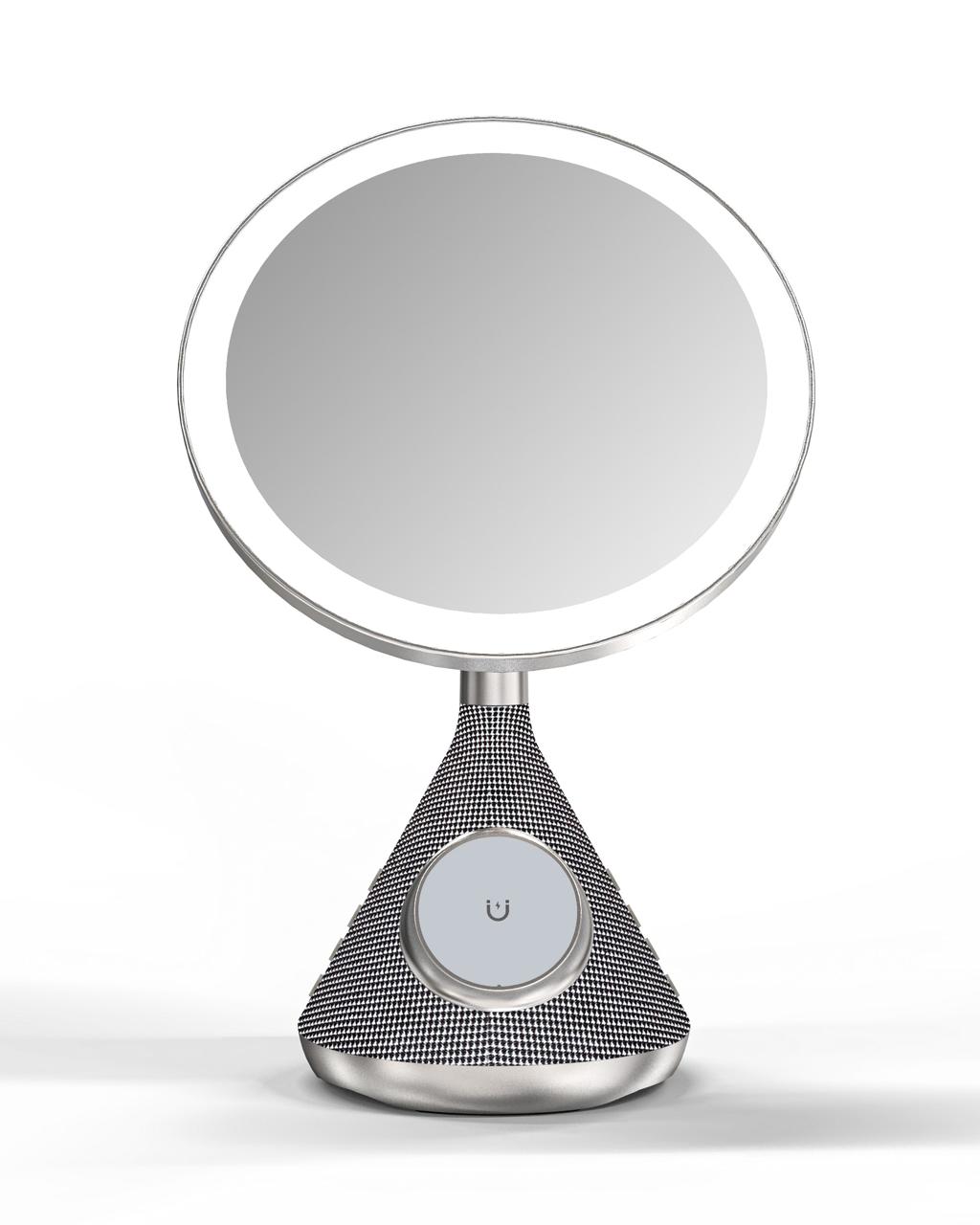 Glow Station LED Makeup Mirror with Wireless Charger and Bluetooth Speaker – image 6
