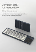 Nillkin Cube Pocket foldable Bluetooth keyboard with touchpad in Mountain Blue