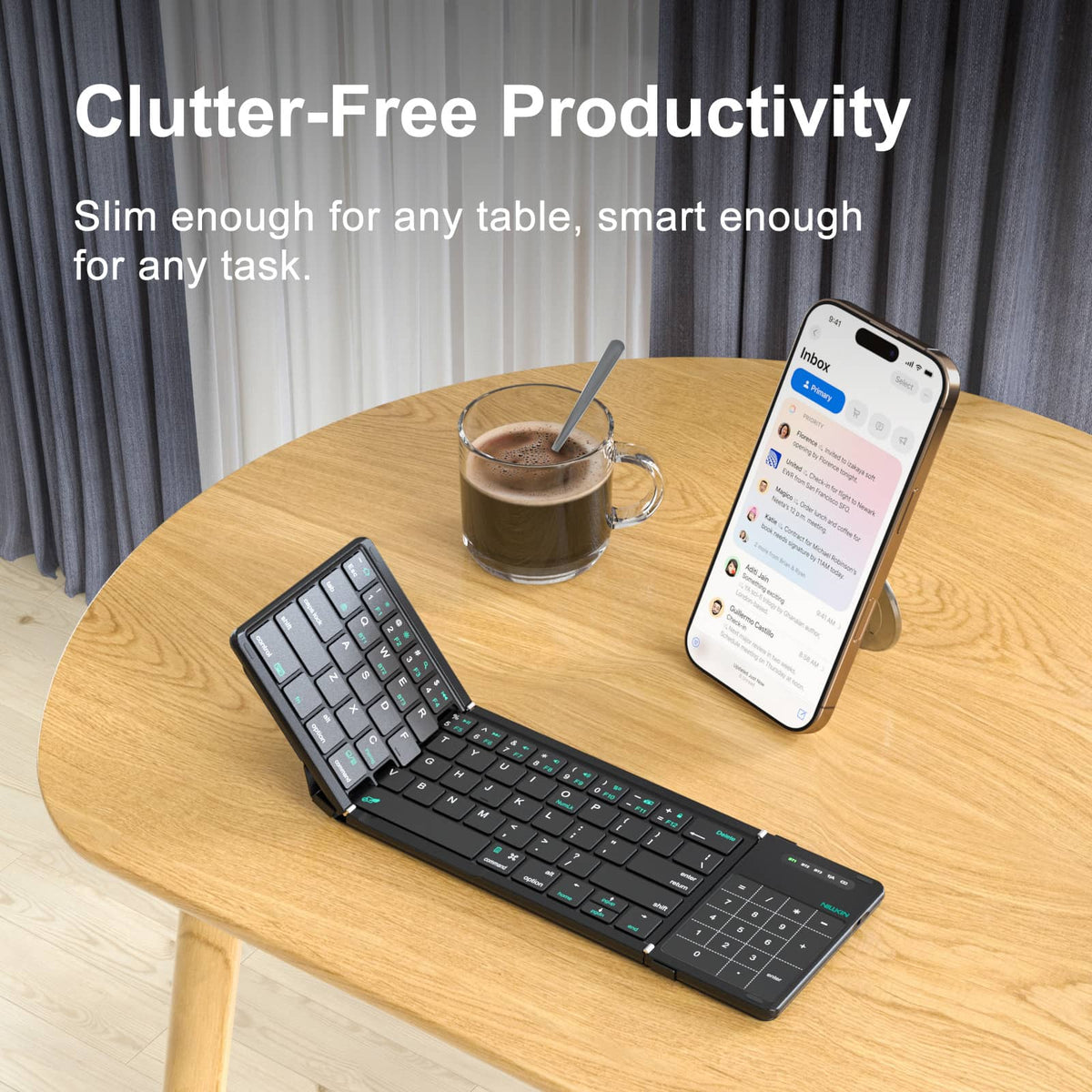 Nillkin Cube Pocket keyboard – Deep Forest Black – image 4 of 7