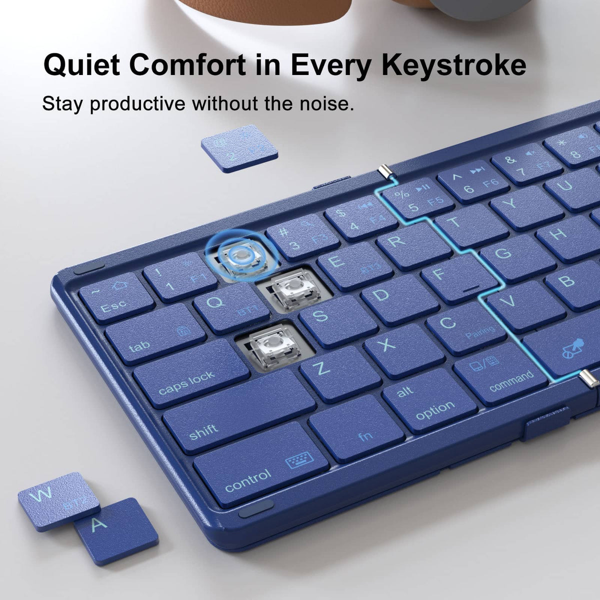 Nillkin Cube Pocket keyboard – Deep Sea Blue – image 5 of 9