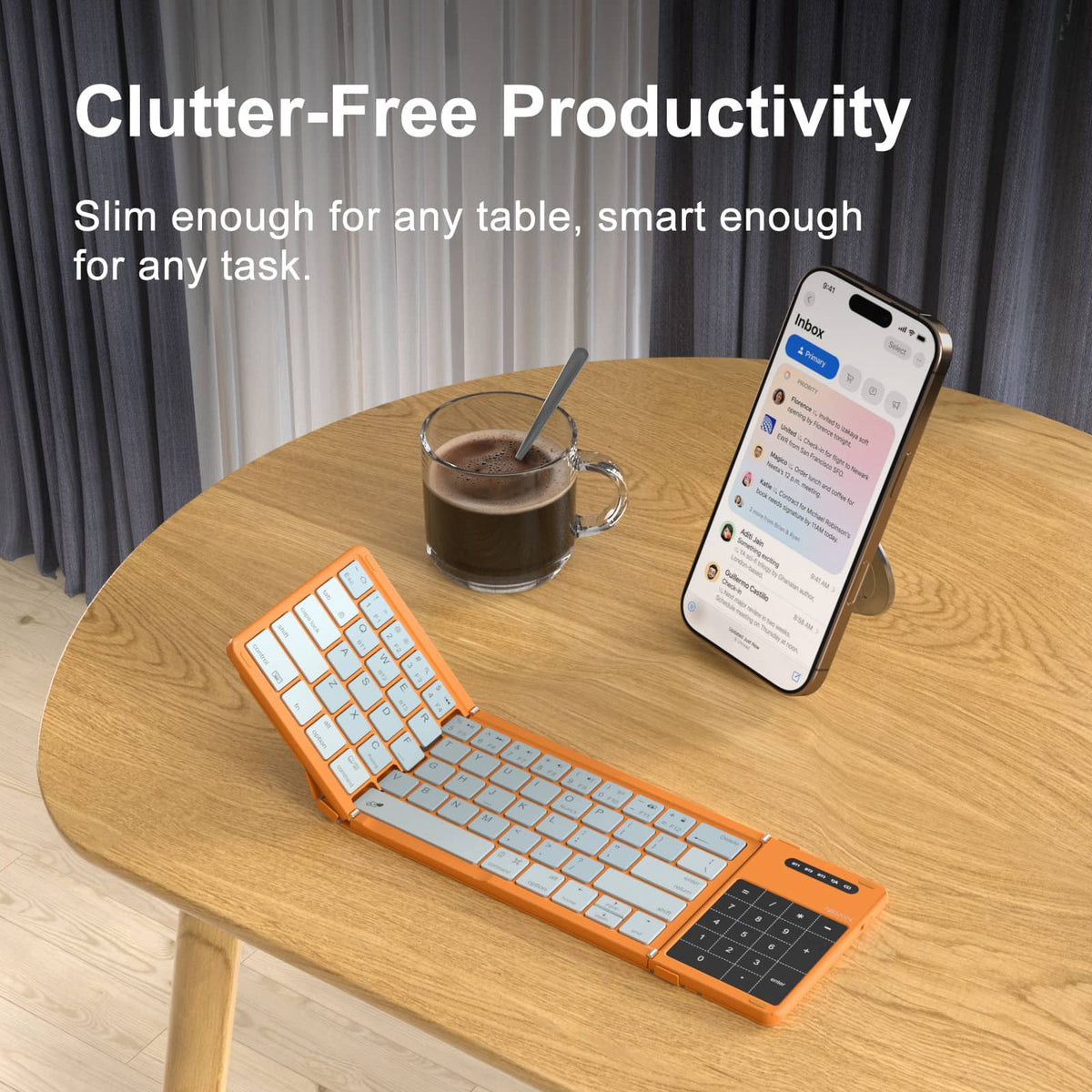 Nillkin Cube Pocket keyboard – Sunset Orange – image 4 of 9