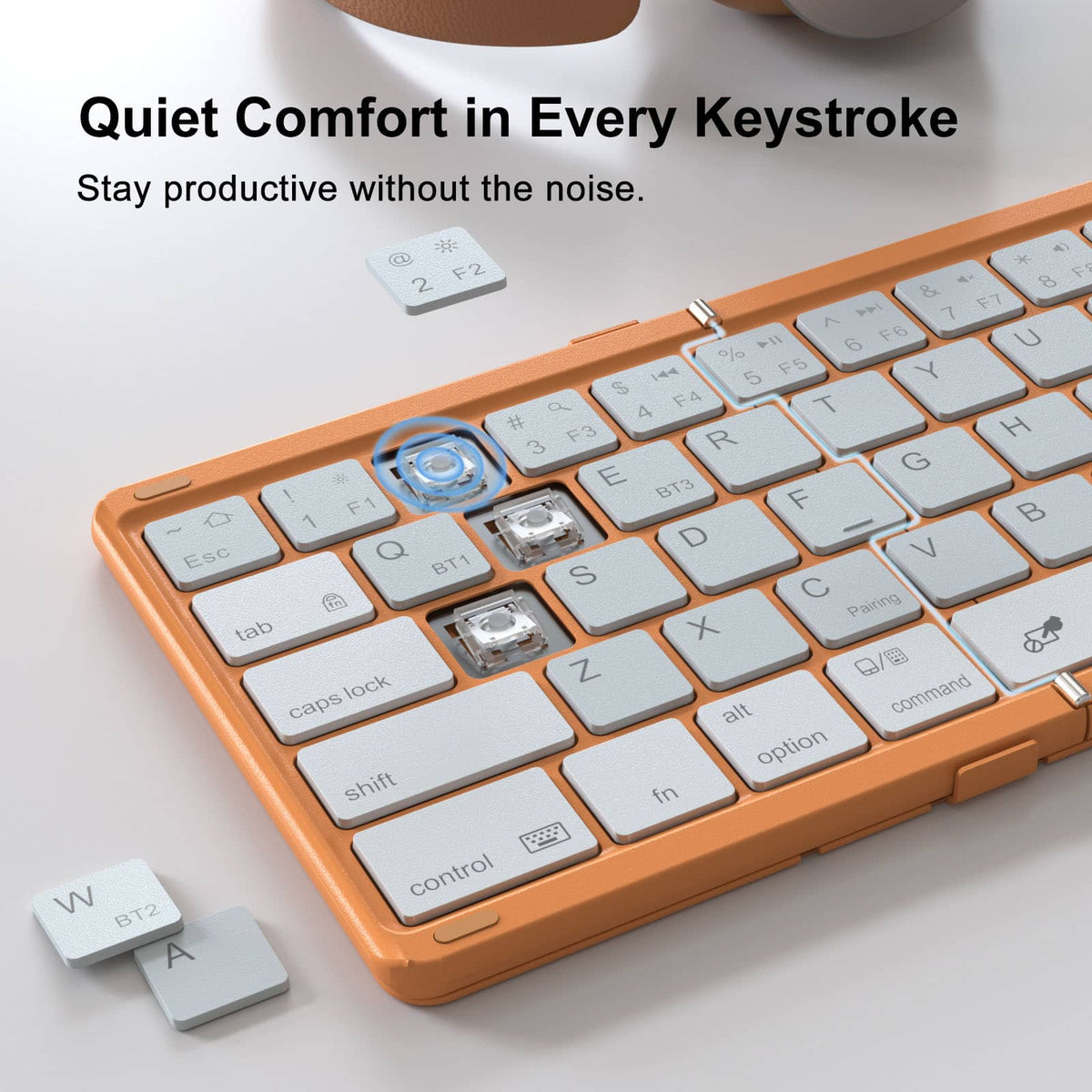 Nillkin Cube Pocket keyboard – Sunset Orange – image 5 of 9