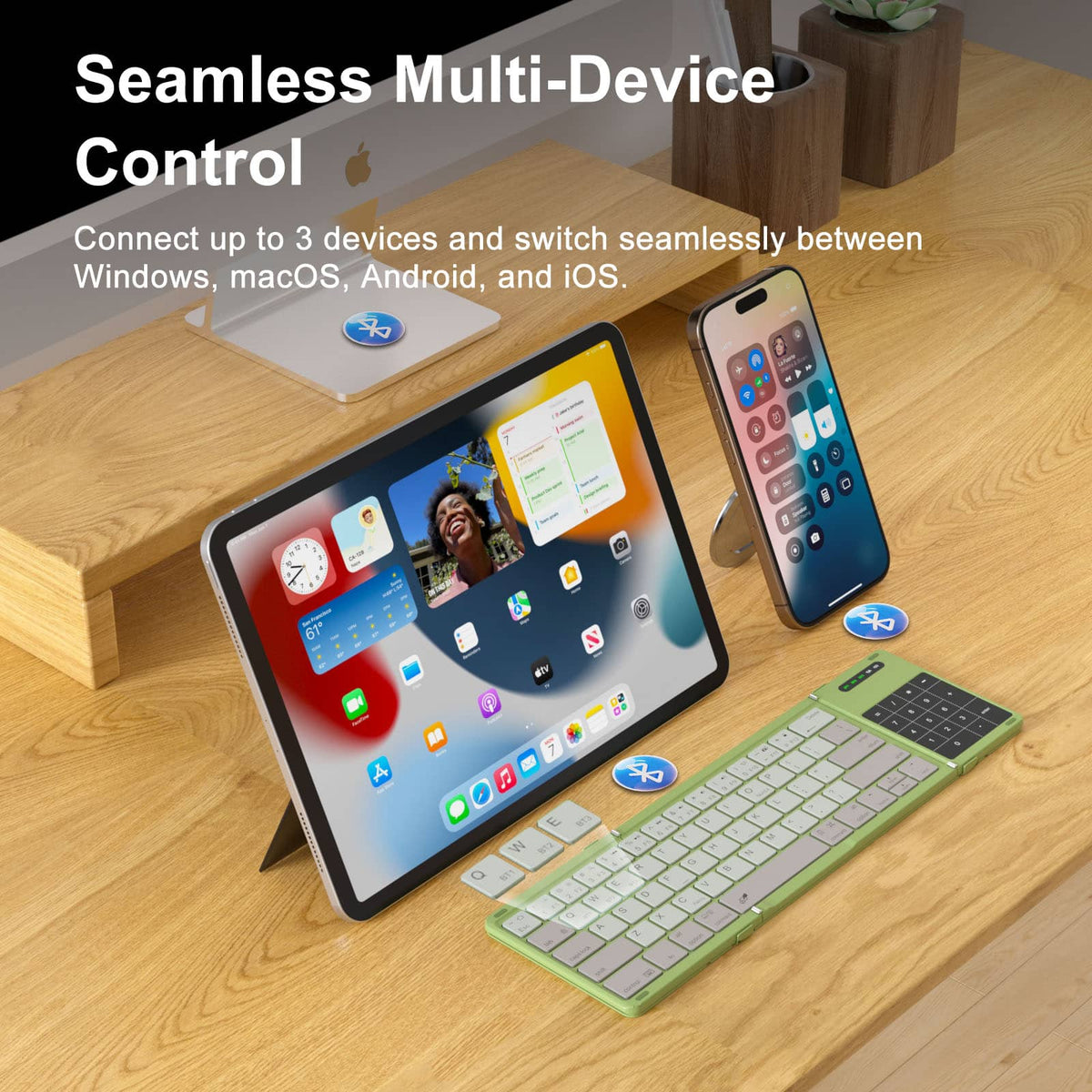 Nillkin Cube Pocket keyboard – Tundra Green – image 3 of 9